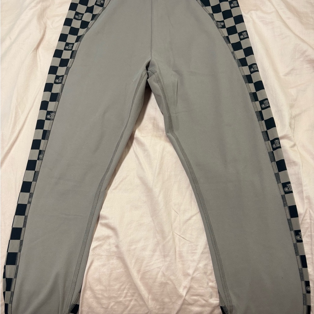 PINK Victoria's Secret Gray Checkered Leggings